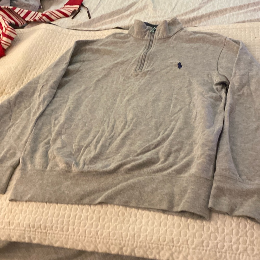Polo Ralph Lauren pull over shirt with zipper in the front size extra small